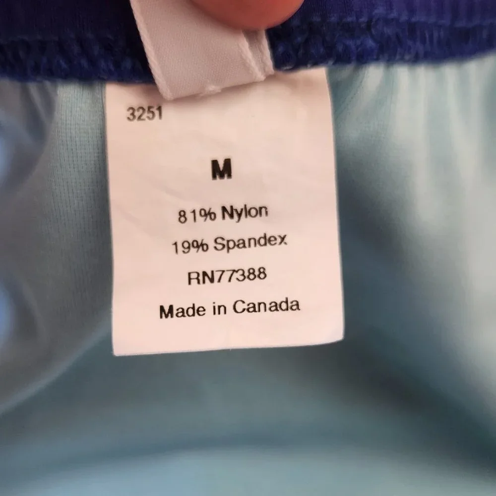 J. Crew Blue Low Rise Bikini Bottoms sz M